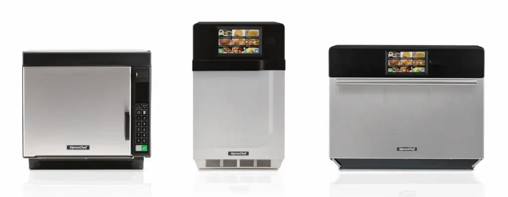 Produktbild på tre snabbugnar från XpressChef.